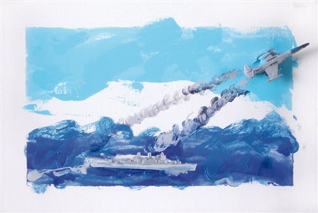 MARIO SCHIFANO Homs (Libia) 1934 - Roma 26/01/1998 Senza titolo, 1990 smalto,...