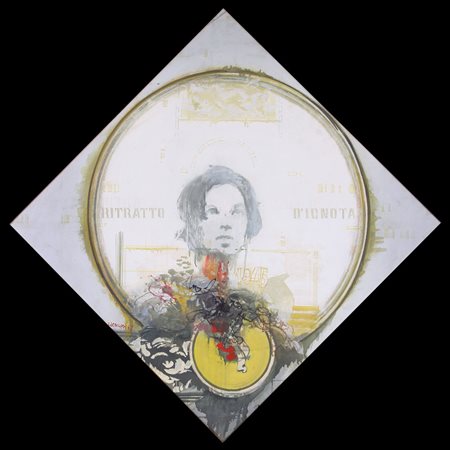 FERNANDO DE FILIPPI Lecce 11/04/1940 Ritratto d'ignota, 1965 acrilico su tela...