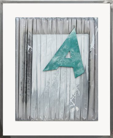 UMBERTO MARIANI Milano 16/11/1936 Senza titolo: A, 2008 acrilico su piombo...