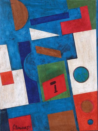 ALBINO GALVANO Torino 16/12/1907 - Torino 1991 Composizione, 1959 olio su...