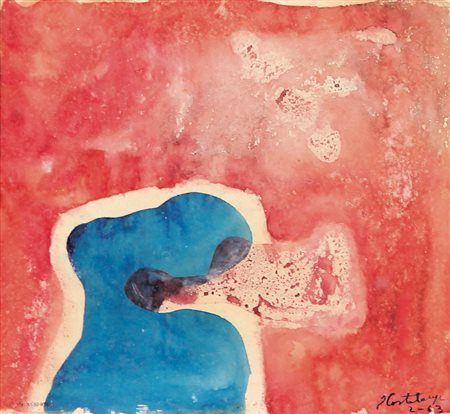 FRANCO COSTALONGA Venezia 1933 Forma inquietante N.2, 1963 tempera e vernice...