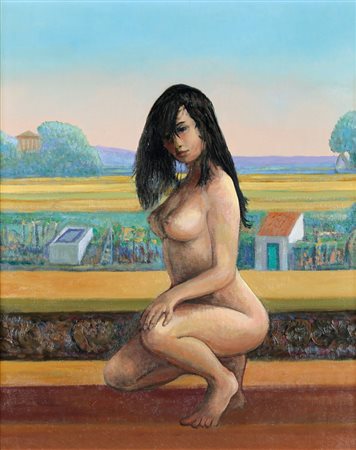 JOHN PICKING Lancashire (Inghilterra) 1939 Sulmanitù, 1999 olio su tela cm....