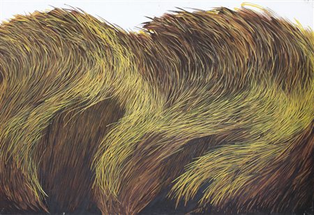 MICHELE VENTURI Senza titolo, 1990 olio su tela cm. 100x150, firma, anno ed...