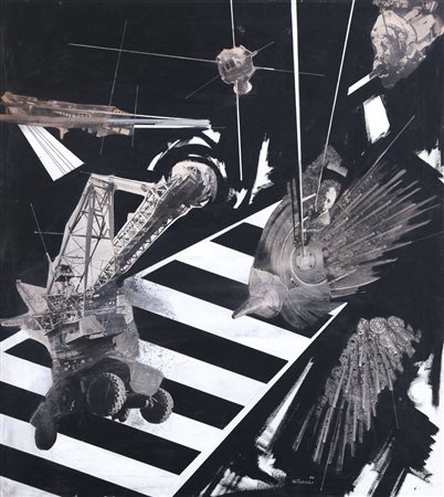 FRANCO LASTRAIOLI Firenze 1931 4° Racconto del nostro tempo, 1964 tecnica...