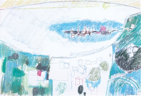 ENRICO PAULUCCI Genova 03/10/1901 - Torino 22/08/1999 Paesaggio visto dal...