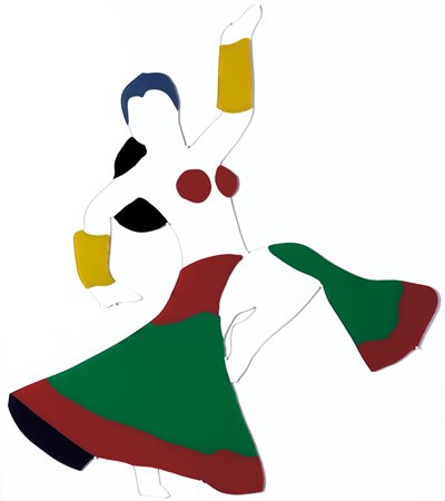 MARCO LODOLA Dorno (Pv) 04/04/1955 Ballerina, 2000 perspex + smalti cm....