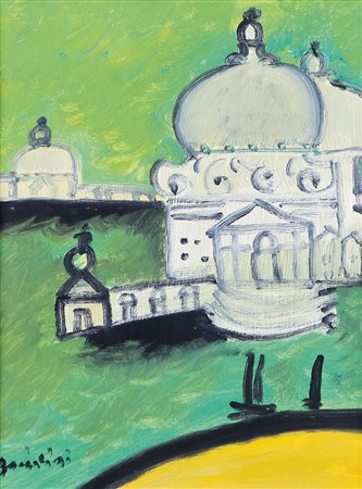 REMO BRINDISI Roma 25/04/1918 - Milano 25/07/1996 Venezia, anni '90 olio su...