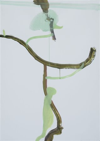 PAUL GOODWIN Hull (Yorkshire) 1951 Senza titolo, 1999 tecnica mista su carta...