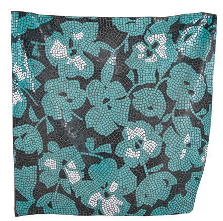 ASCANIO RENDA Crotone 1951 Senza titolo, 1987 mosaico policromo su fibra di...