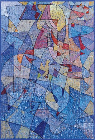 VINCENZO BALSAMO Brindisi 27/06/1935 Senza titolo, 2005 olio su carta...