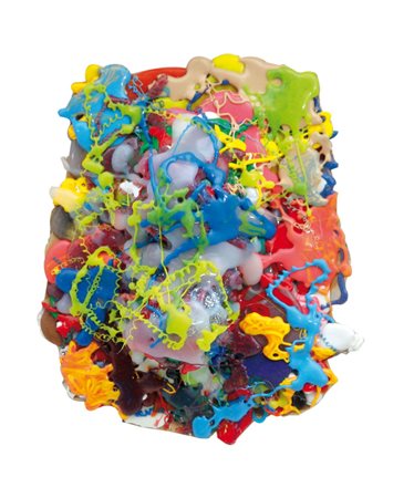 DAVIDE NIDO Senago 1966 Senza titolo, 2010 colla cm. 19x16, firma e anno al...