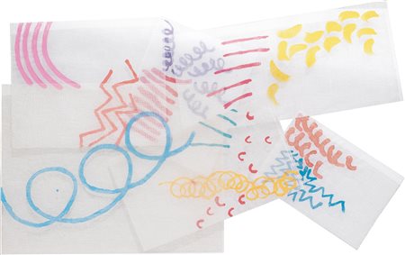 GIORGIO GRIFFA Torino 29/03/1936 Senza titolo acrilici su sei tele trattenute...