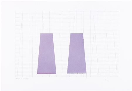 RODOLFO ARICO’ Milano 03/06/1930 - 2002 Progetto, 1979 tecnica mista su carta...