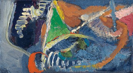 ANDRE LANSKOY Mosca 1902 - Parigi 1976 Senza titolo, 1966 olio su tela cm....