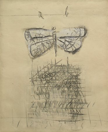 GIORGIO CELIBERTI Udine 19/11/1929 Metamorfosi, 1996 affresco su tela cm....