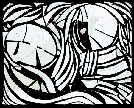 ENRICO BAJ Milano 31/10/1924 - Varese 15/06/2003 Specchio, 1974 multiplo di...