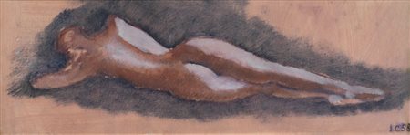 ITALO CREMONA Cozzo Lomellina (Pv) 18/04/1905 - Torino 20/12/1979 Nudino...