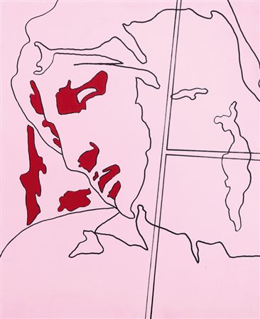 TANO FESTA Roma 02/11/1938 - Roma 09/01/1988 Senza titolo, 1976 acrilico su...