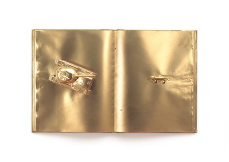 JEAN FRANCOIS BORY Parigi 02/05/1938 Senza titolo, 2006 vernice dorata e...