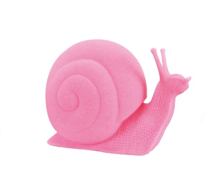 CRACKING ART Chiocciola multiplo in plastica rosa cm. 55x30x40, esemplare...