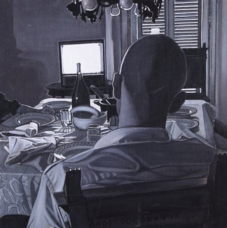 ANNALISA PIROVANO Angoli senza suoni (la domenica sera), 2010 olio su tela...