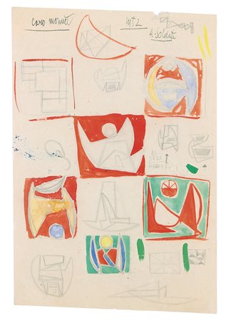 ATANASIO SOLDATI Parma 25/08/1896 - Parma 27/08/1953 Caro Monet, 1952...