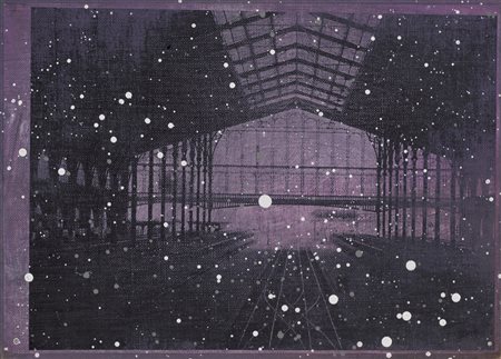 LUCA PIGNATELLI Milano 22/06/1962 Stazione, 2003 tecnica mista su carta...