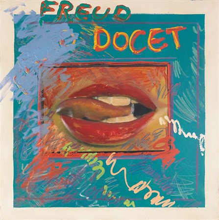 ENRICO MANERA Asmara (Etiopia) 04/04/1947 Freud docet, 1991 olio, smalti e...