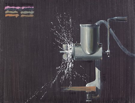 FABRIZIO PLESSI Reggio Emilia 03/04/1940 Trita acqua, (1970) tecnica mista su...