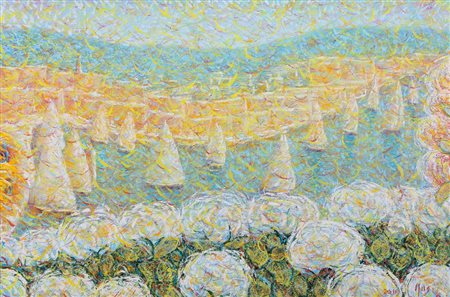 ROBERTO MASIA Iglesias (Ca) 20/02/1958 Portofino, 2011 olio su tela cm....