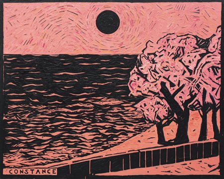 ALDO MONDINO Torino 04/10/1938 - 10/03/2005 Constance, le lac, le printemps,...