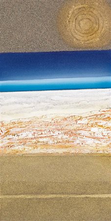 MARIO PASCHETTA Milano 27/04/1949 Sole e spiaggia, 1998 malte e terre...