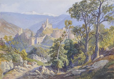 Leopold Welleba (Wien/Vienna 1878 – 1953), Castel Firmiano presso Bolzano,...