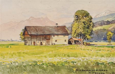 Rudolf Preuss (Wien/Vienna 1879 – Innsbruck 1961), Seebauer a Amras presso...