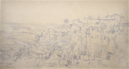 Carlo Cainelli (Rovereto 1896 – Florenz/Firenze 1925), Scorcio di Orvieto,...