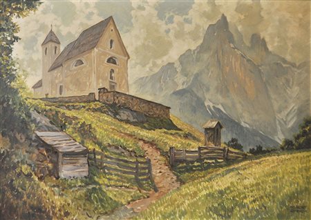 Robert Zinner (Wien/Vienna 1904 – München/Monaco 1988), Capella sulle Alpi di...