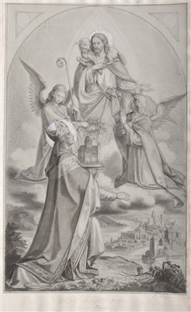 Josef Obwexer (Bozen/Bolzano 1828 – 1875), San Valentino con il modello del...