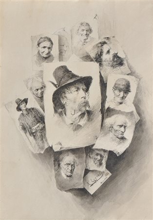 Albin Egger-Lienz (Stribach bei Linz 1868 – St. Justina bei Bozen), Undici...