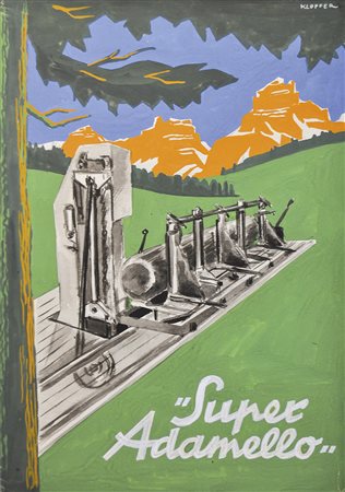 Ernst Klopfer (Frankfurt a. M 1898 – Bozen/ Bolzano 1986), Super Adamello, um...