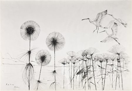 Helmut Rehm (Zell am Ziller 1911 – Hall in Tirol 1991), Papiro, Africa;China,...