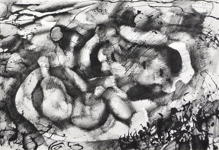 Josef Schwarz (Brandenberg 1917 – Telfs 2013), Natura morta, 1993;China, 32 x...