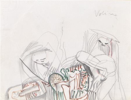 Willy Valier (Bozen/Bolzano 1920 – Senigallia 1968), Senza titolo;Tecnica...