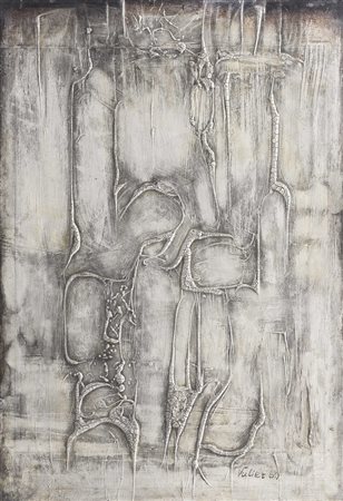 Willy Valier (Bozen/Bolzano 1920 – Senigallia 1968), Materico, 1960;Gesso e...