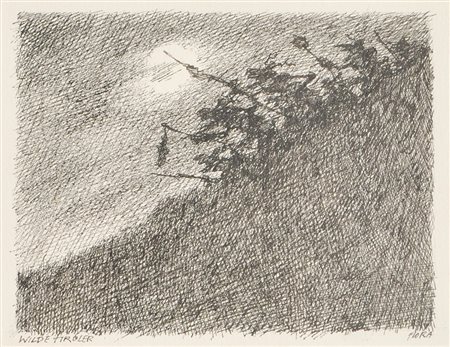 Paul Flora Glurns/Glorenza 1922 – Innsbruck 2003), Tirolesi feroci;China, 9,5...