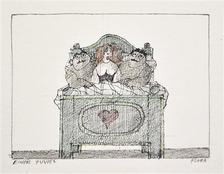 Paul Flora Glurns/Glorenza 1922 – Innsbruck 2003), Uno di troppo;China,...