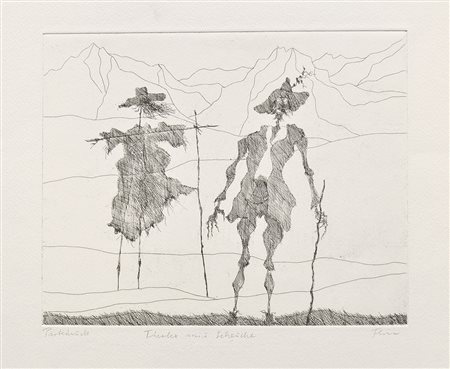 Paul Flora Glurns/Glorenza 1922 – Innsbruck 2003), Tirolese con...