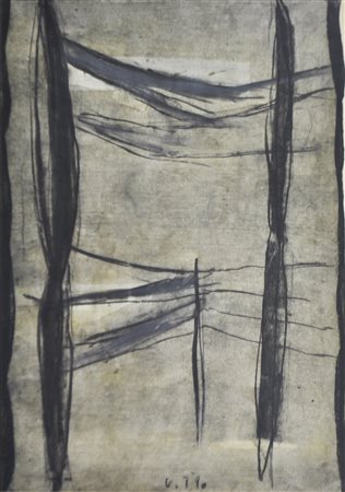 Gerold Tagwerker (* Feldkirch 1965), Senza titolo, 1990;Tecnica mista su...