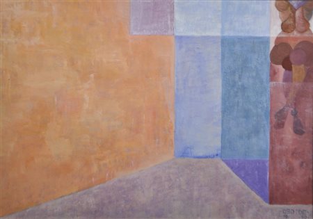 Georg Loewit (* Innsbruck 1959), Ciclo incontri 2, 1990;Öl auf Leinwand, 35 x...