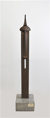 Georg Loewit (* Innsbruck 1959), Senza titolo;Ferro su blocco di pietra,...