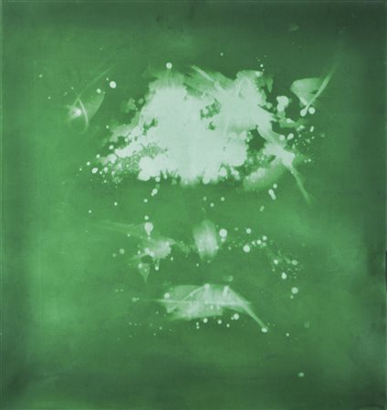 Martin Gostner (* Innsbruck 1957), Studio di luce, 1992;Colore di seta su...